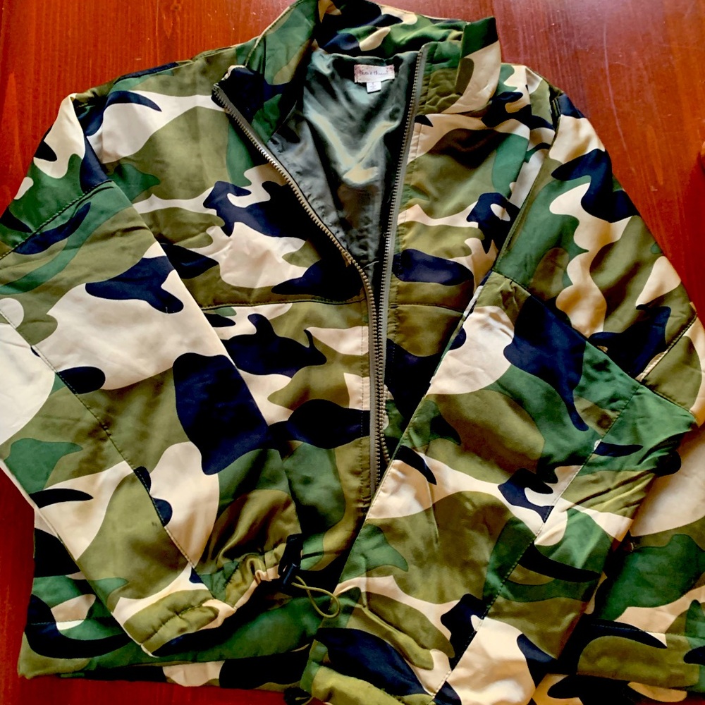 Hem & Thread Lightweight Camouflage Jacket